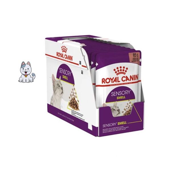 پوچ گربه بدغذا حساس به بو رویال کنین 85 گرم Royal Canin Sensory Smell