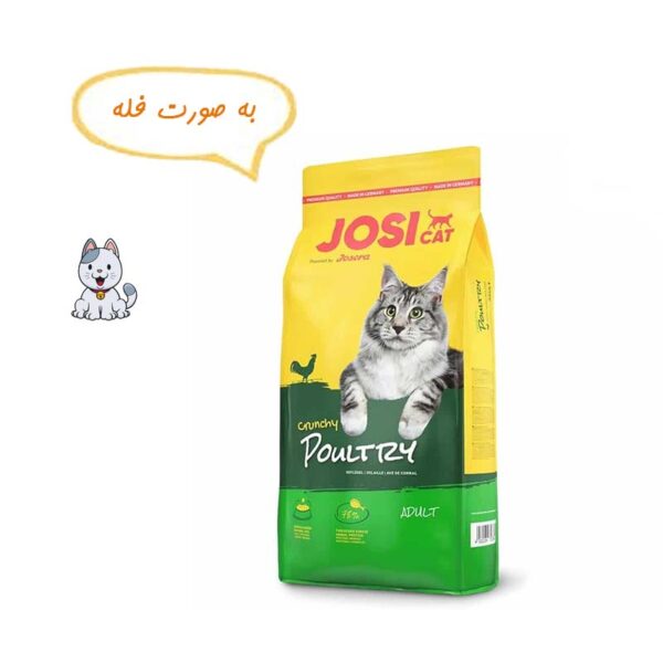 غذا خشک گربه جوسرا جوسی کت با طعم مرغ وزن نیم کیلوگرم JosiCat Crunchy Poultry