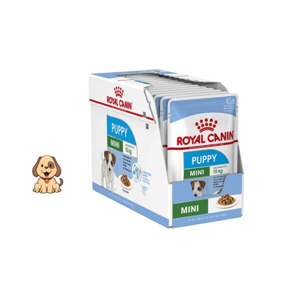 پوچ توله سگ نژادکوچک رویال کنین 85 گرم Royal Canin Mini Puppy