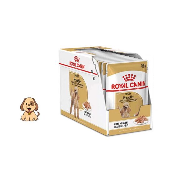 پوچ سگ پودل بالغ رویال کنین 85 گرم Royal Canin Poodle