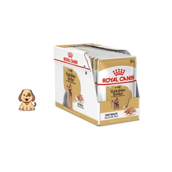 پوچ سگ یورکشایر بالغ رویال کنین 85 گرم Royal Canin Yorkshire