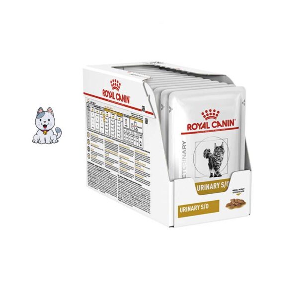 پوچ گربه درمانی دستگاه ادراری رویال کنین 85 گرم Royal Canin Urinary S/O