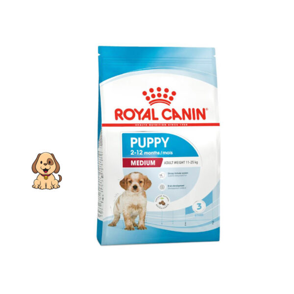 غذا خشک توله سگ نژاد متوسط رویال کنین وزن 4 کیلوگرم Royal Canin Medium Puppy