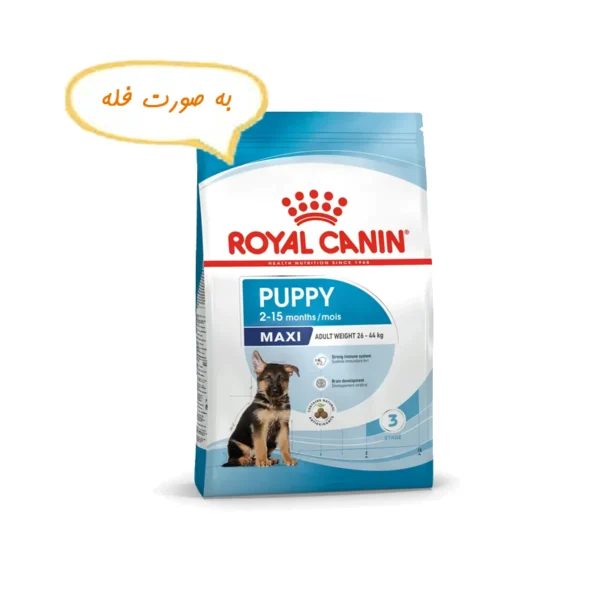 غذا خشک توله سگ نژاد بزرگ رویال کنین یک کیلوگرم (بسته بندی اشی مشی پت) Royal Canin Maxi Puppy